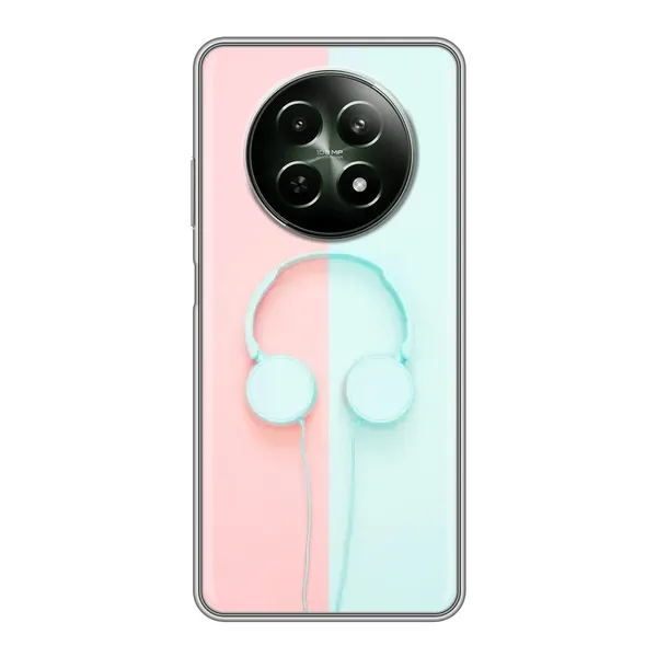 Чехол с рисунком «Наушники» для Realme 12 5G Чехол с рисунком «Наушники» для Realme 12 5G