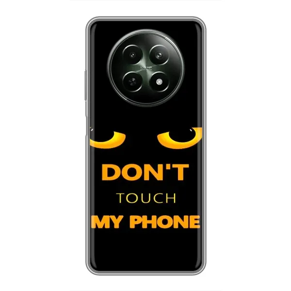 Чехол с рисунком «Не трогай мой телефон» для Realme 12 5G Чехол с рисунком «Не трогай мой телефон» для Realme 12 5G