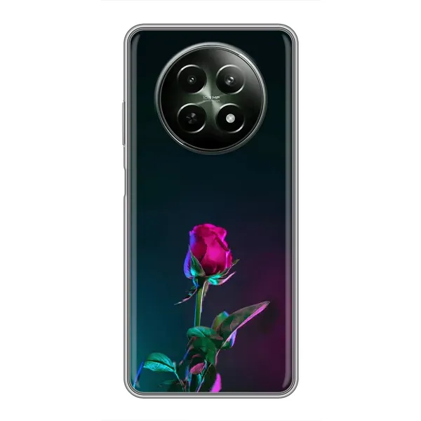 Чехол с рисунком «Ночная роза» для Realme 12 5G Чехол с рисунком «Ночная роза» для Realme 12 5G
