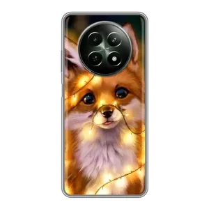 Чохол з Лисичкою для RealMe 12 5G (Новорічне лисеня)