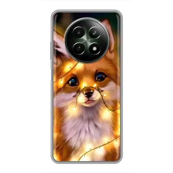 Чехол с рисунком «Новогодний лисенок» для Realme 12 5G Чехол с рисунком «Новогодний лисенок» для Realme 12 5G