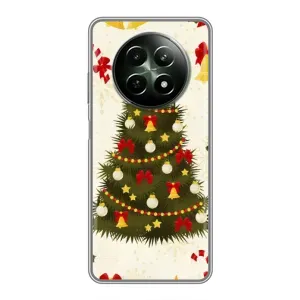 Чехол Новогодняя Елка на RealMe 12 5G (Новогодний принт)