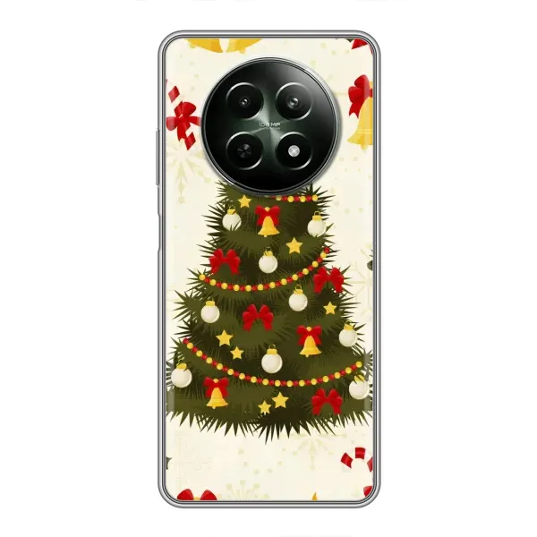 Чехол с рисунком «Новогодний принт» для Realme 12 5G Чехол с рисунком «Новогодний принт» для Realme 12 5G