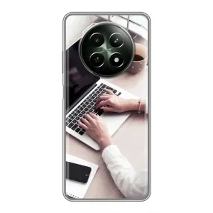 Силиконовый бампер (Работники) на RealMe 12 5G (Офисный работник)