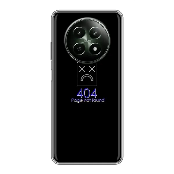 Чехол с рисунком «Ошибка 404» для Realme 12 5G Чехол с рисунком «Ошибка 404» для Realme 12 5G