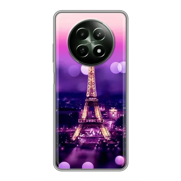 Чехол с рисунком «Париж башня» для Realme 12 5G Чехол с рисунком «Париж башня» для Realme 12 5G