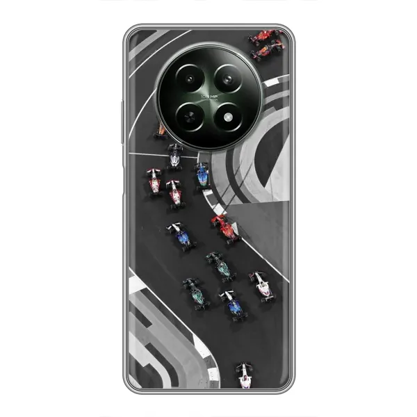 Чехол с рисунком «Гонки ф1» для Realme 12 5G