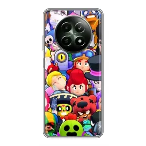 Силиконовый Чехол на RealMe 12 5G с картинкой Brawl Stars (Персонажи)