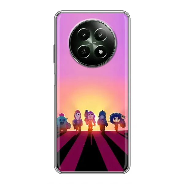 Чехол с рисунком «Персонажи в закате» для Realme 12 5G Чехол с рисунком «Персонажи в закате» для Realme 12 5G