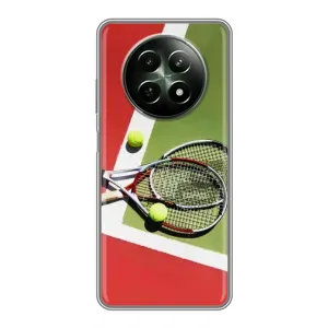 Чохли з прінтом Спортивна тематика для RealMe 12 5G (Ракетки теніс)