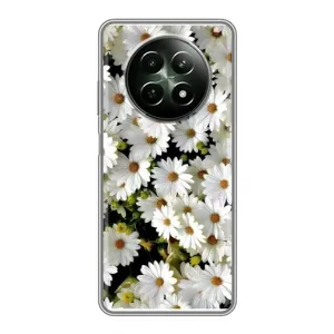 Чохол з ромашками на RealMe 12 5G (Рамка в ромашках)