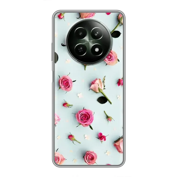 Чехол с рисунком «Разные цветы» для Realme 12 5G Чехол с рисунком «Разные цветы» для Realme 12 5G