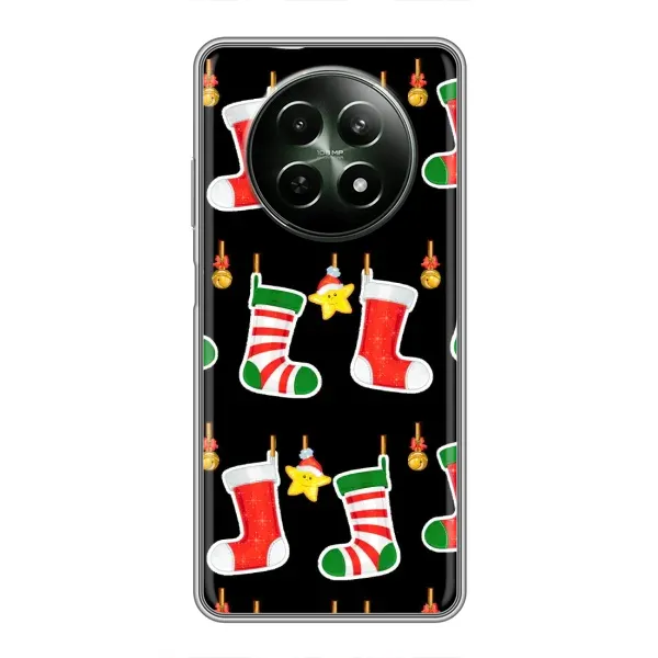 Чехол с рисунком «Рождественские подарки» для Realme 12 5G Чехол с рисунком «Рождественские подарки» для Realme 12 5G