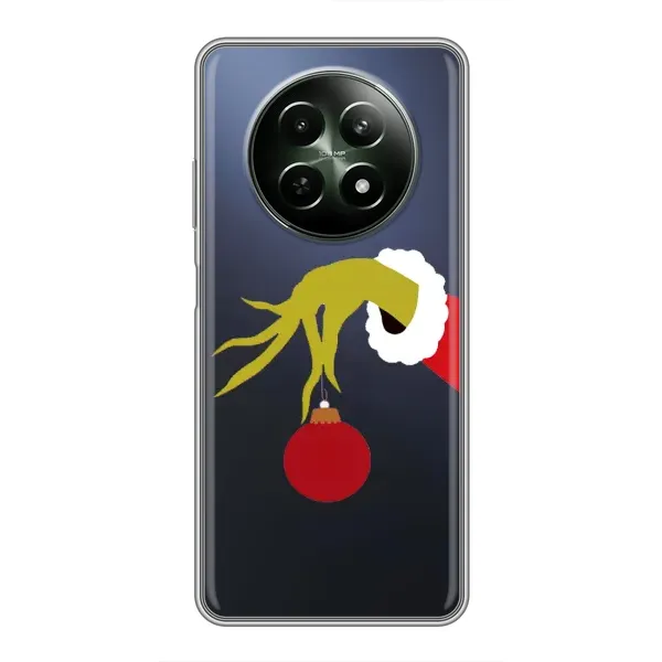 Чехол с рисунком «Рука Гринча» для Realme 12 5G Чехол с рисунком «Рука Гринча» для Realme 12 5G