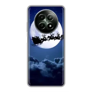 Чехол Санта Клаус для RealMe 12 5G (Санта - луна)