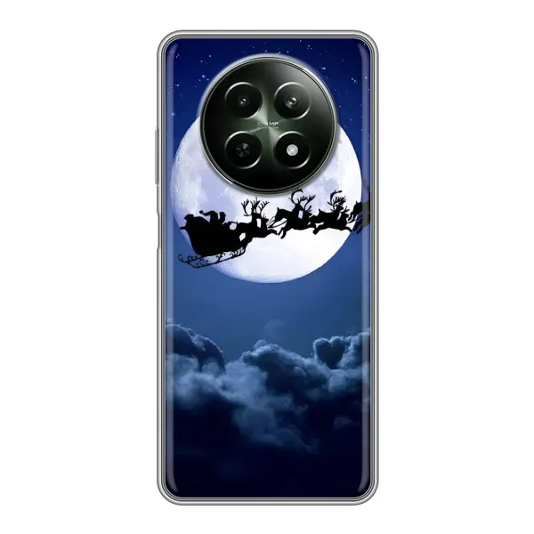Чехол с рисунком «Санта - луна» для Realme 12 5G Чехол с рисунком «Санта - луна» для Realme 12 5G