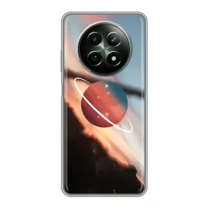 Чохол (ТПУ) з планетами на RealMe 12 5G (Сатурн)