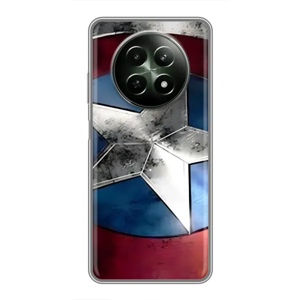 Чехол с рисунком «Щит Капитана Америки» для Realme 12 5G