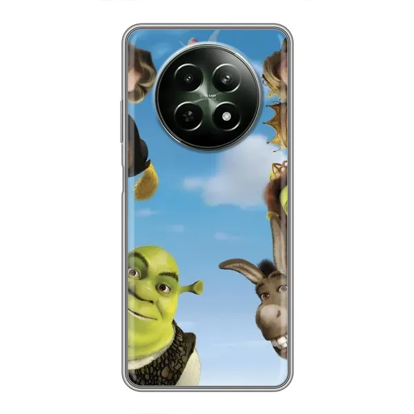 Чехол с рисунком «Герои Шрек» для Realme 12 5G Чехол с рисунком «Герои Шрек» для Realme 12 5G
