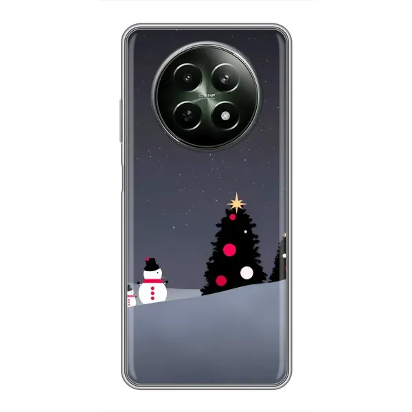 Чехол с рисунком «Снеговички» для Realme 12 5G Чехол с рисунком «Снеговички» для Realme 12 5G