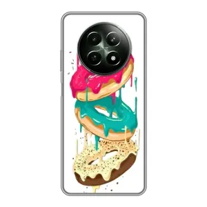 Чохол з зображенням смачної їжі для RealMe 12 5G (Соковиті пончики)
