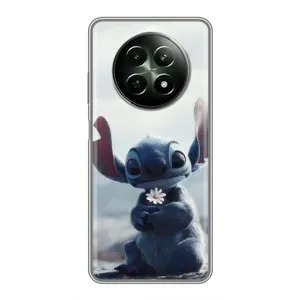 Чохол з малюнком Стіч для Realme 12 5G (Стіч з квіткою)