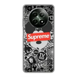 Чехол с Брендами одежды на Реалми 12 5Г (Supreme Маус)