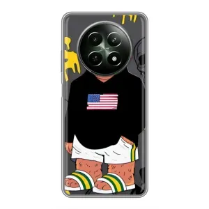Чехлы Мишка Тедди для Реалми 12 5Г (Teddy USA)