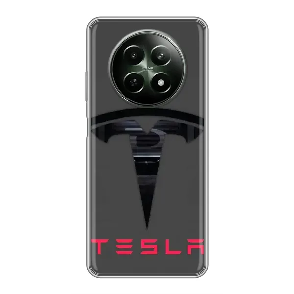 Чехол с рисунком «Logo TESLA» для Realme 12 5G Чехол с рисунком «Logo TESLA» для Realme 12 5G