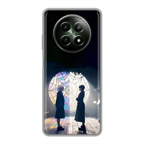 Чехол с рисунком «Уэнсдей и Энди» для Realme 12 5G Чехол с рисунком «Уэнсдей и Энди» для Realme 12 5G