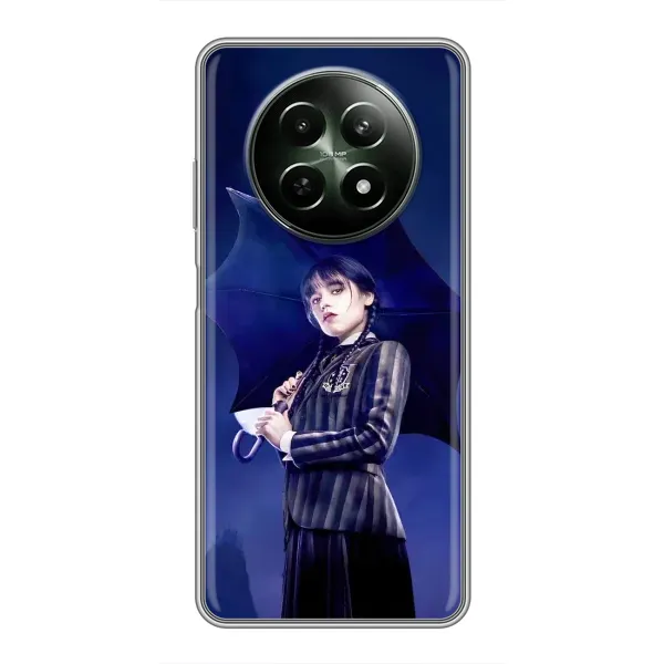 Чехол с рисунком «Уэнсдей с зонтом» для Realme 12 5G Чехол с рисунком «Уэнсдей с зонтом» для Realme 12 5G