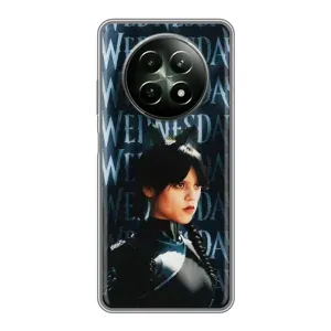 Чохол з картинкою Венсдей на RealMe 12 5G (Вендсдей з ушками)
