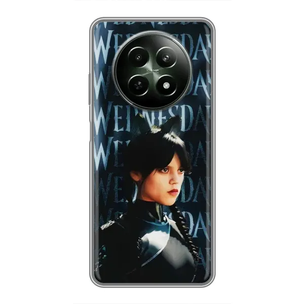 Чехол с рисунком «Уэнздей с ушками» для Realme 12 5G Чехол с рисунком «Уэнздей с ушками» для Realme 12 5G