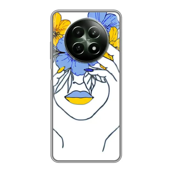 Чехол с рисунком «Украинка на всю голову» для Realme 12 5G Чехол с рисунком «Украинка на всю голову» для Realme 12 5G
