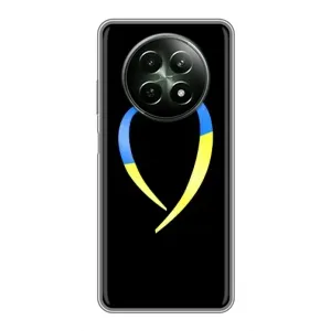 Силиконовый Чехол на RealMe 12 5G (Я-Украина) (Украинское сердце)