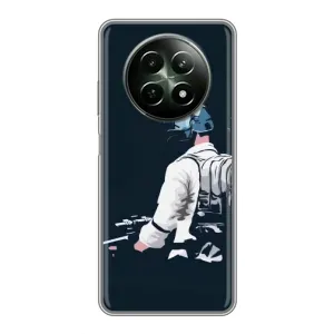 Силиконовый чехол с картинкой "Герой Pubg" на RealMe 12 5G (В экиперовке)