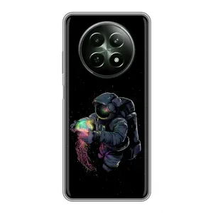 Силіконовый Чохол з принтом "Космонавти" на RealMe 12 5G (В руках земля)