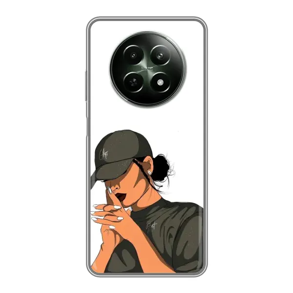 Чехол с рисунком «В зеленом» для Realme 12 5G Чехол с рисунком «В зеленом» для Realme 12 5G