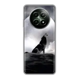 Чохол з Вовком на RealMe 12 5G (Вовк і місяць)