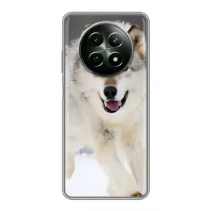 Чохол з Вовком на RealMe 12 5G (Вовк біжить по снігу)