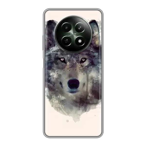 Чехол с рисунком «Волк» для Realme 12 5G
