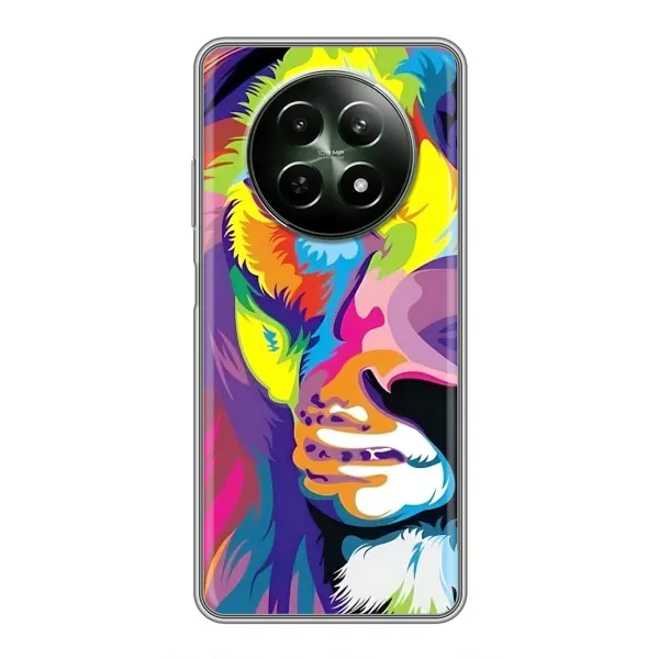 Чехол с рисунком «Яркий Лев» для Realme 12 5G Чехол с рисунком «Яркий Лев» для Realme 12 5G