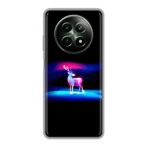 Силіконовий бампер з картинкою звірів для RealMe 12 5G (Яскравий олень)