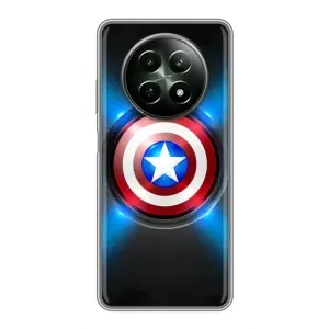 Чехол с Щитом Капитана Америки на RealMe 12 5G (Яркий Щит Капитана)