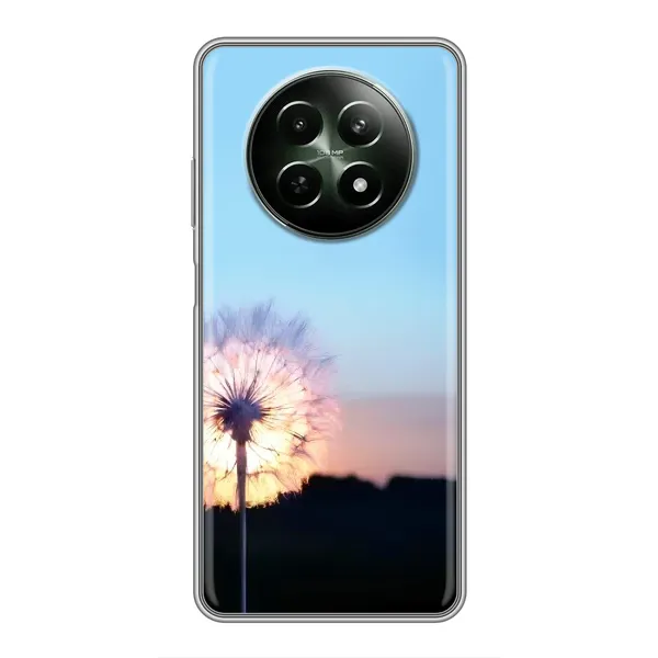 Чехол с рисунком «Закат с одуванчиком» для Realme 12 5G Чехол с рисунком «Закат с одуванчиком» для Realme 12 5G