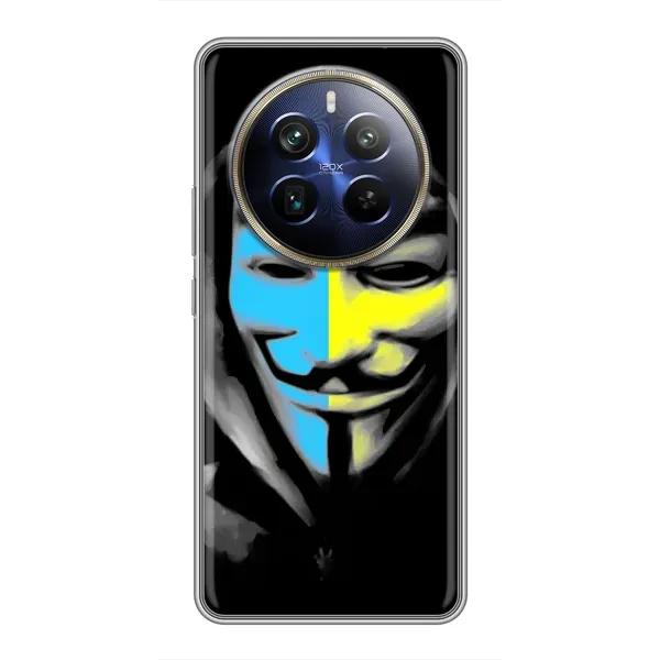 Чехол с рисунком «Анонимус патриот» для Realme 12 Plus Чехол с рисунком «Анонимус патриот» для Realme 12 Plus