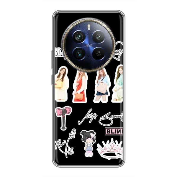Чехол с рисунком «Арт блэкпинг» для Realme 12 Plus