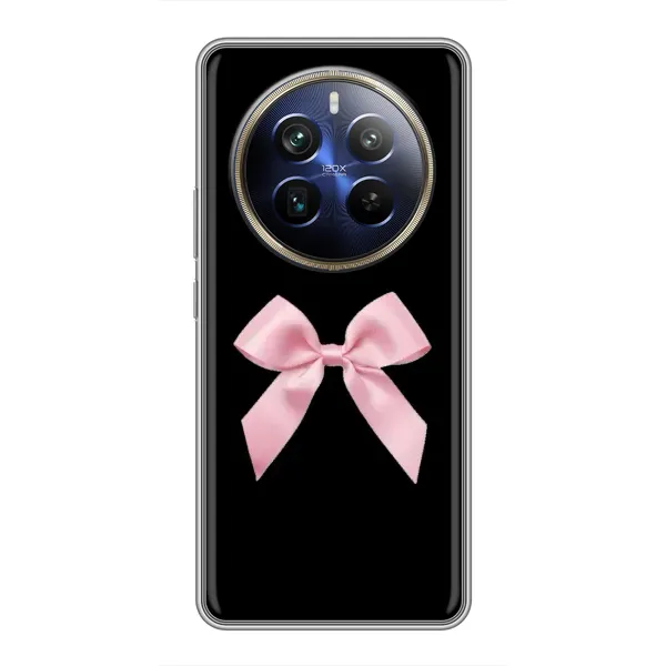 Чехол с рисунком «Бант на черном» для Realme 12 Plus Чехол с рисунком «Бант на черном» для Realme 12 Plus