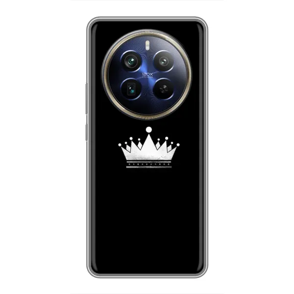 Чехол с рисунком «Белая корона» для Realme 12 Plus