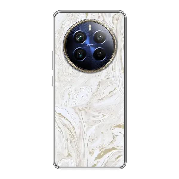 Чехол с рисунком «белый мрамор» для Realme 12 Plus Чехол с рисунком «белый мрамор» для Realme 12 Plus